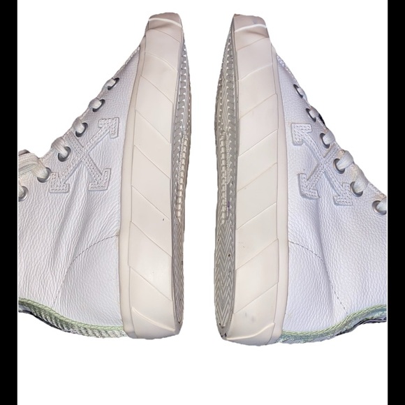 Off-White Virgil Abloh Arrow High Top Sneakers Sz Women’s 37 - Picture 8 of 16